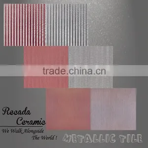 China Foshan 3d Silver Glazed Inkjet Metallic Ceramic Floor Tile 60x60 thumbnail-1