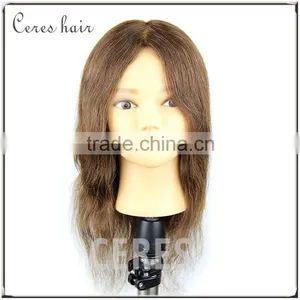 Premium Quality 100% Human Hair Training Head Female Mannequin Head thumbnail-1