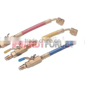 Short Hose W/Shut-Off Ball Valve, Air Condition Service Tools of Auto Repair Tools thumbnail-1