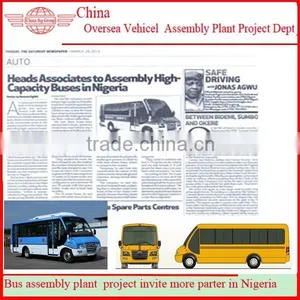 China-made Bus SKD Assembly Line Producing Lagos Bus In Nigeria thumbnail-1