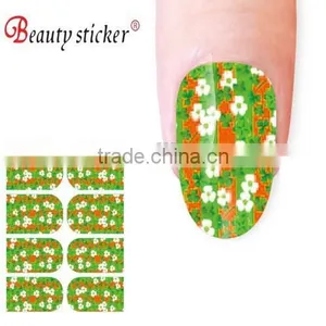 New Green Clover Nail Art Artificial Lady Strips thumbnail-3