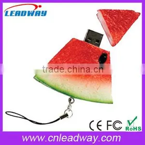 Watermelon Shape USB Flash Memory With Key Loop thumbnail-1