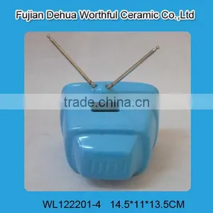 Unique Television Shaped Ceramic Coin Storage Boxes thumbnail-2
