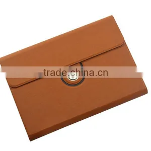 Magnet Closure Full Protect Stand Handheld Brief Leather Cover for Ipad thumbnail-6