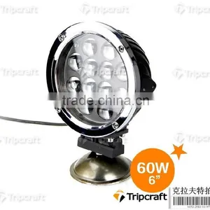 7inch Auto 60w Led Work Light, 12volt Round Led Car Headlight thumbnail-3