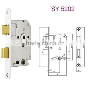 5202 Lock for Bathroom Door Bathroom Door Lock Door Handle Lock thumbnail-1