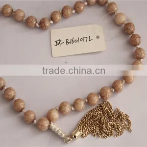 Hot Selling Fashion Design Acrylic Beads Necklace Women Necklace Jewerly thumbnail-1