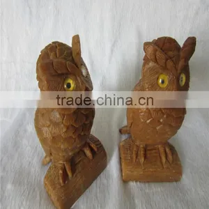 Factory Direct Customized Quartz Crystal Colorful Owl for Home Decor thumbnail-1