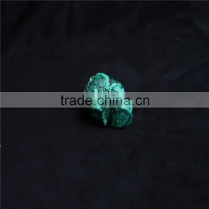Wholesale Natural Malachite Crystal Stone Skull Handmade Carving thumbnail-5