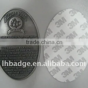 Aluminum Vodka or Whiskey Wine Label thumbnail-1