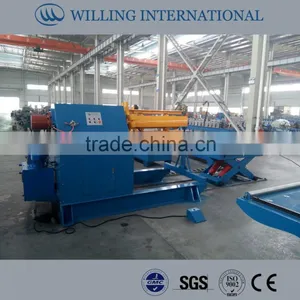 Hydraulic Decoiler 12T, Hydraulic Steel Coil Decoiler 12T thumbnail-1