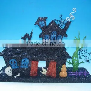 Metal Halloween Haunted House Halloween Decoration thumbnail-1