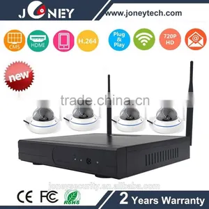 Home Security Cctv System HD 720P 4CH Wireless Camera Wifi NVR Kit thumbnail-1