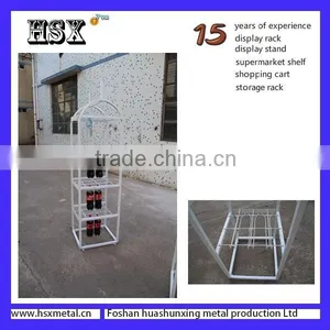 Cola Drink Wire Display Rack /soft Drink Display /beer Display StandHSX-FS0041 thumbnail-1