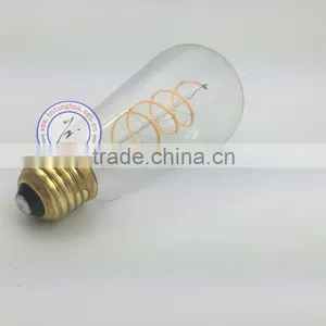 New Design Colorful Filament Led Bulb Vintage Retro Antique Industrial Style Lights ST64 E27 Brass thumbnail-2