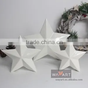 2015 New Design White Ceramic Star Decor Ceramic Star Decoration thumbnail-1