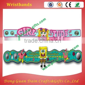 Debossed Logo Silicone Wristbands With Imprinting Logo thumbnail-1
