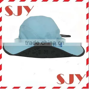 100%polyester Dri-fit Foldable Sun Protection Fishing Hats thumbnail-2