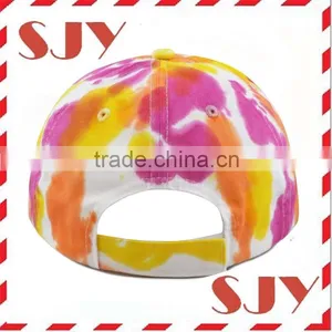 Vintage Floral Pattern Distressed Sport Outdoor Hat Printed Baseball Cap thumbnail-6