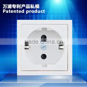 China Gold Supplier Hot Sale Popular EU Wall Switch Socket thumbnail-1