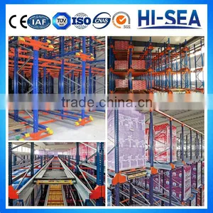 Warehouse Automatic Heavy Duty Radio Shuttle Pallet Racking System thumbnail-6