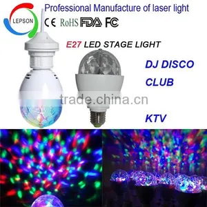 CE,ROHS Certification E27 Screw-socket RGB LED Magic Ball Light Christmas Gift Light thumbnail-1