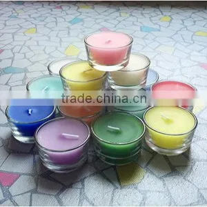 Colourful Flameless Scented Tealight Candle, Soy Wax thumbnail-4