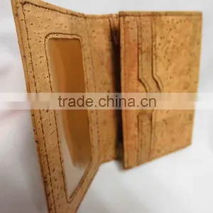 Wholesale Nature Cork Leather Name Card Holder, Cork Business Card Holder(C22) thumbnail-2