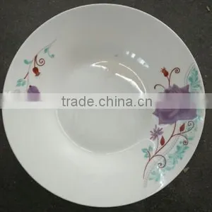 OEM 8inch Cheap Ceramic Soup Plates , Round Edge Decor Soup Plate , Cheap Porcelain Soup Plate to Irap thumbnail-5