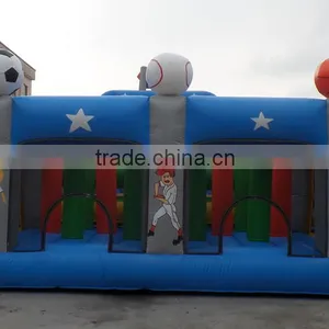 Large Inflatable Bouncer Castle and Slide Combo,huge Inflatable Obstacle Course thumbnail-2