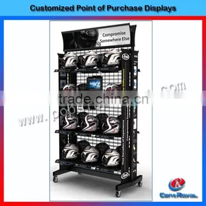 New Arrival Metal Motorcycle Helmet Display Rack thumbnail-1