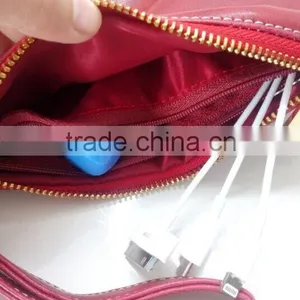 Portable Convenient PU Leather Purse Pocket Handbag Power Bank for Phone for Samsung thumbnail-2