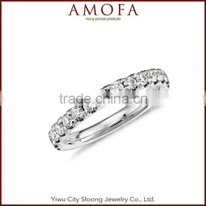 New Design Sterling Silver Vogue Jewelry Wedding Rings thumbnail-1