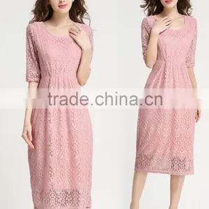 Elegant Lace Breastfeeding Party Dress Maternity Clothes Fashionable thumbnail-6