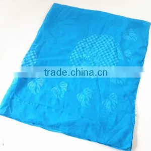 Cheap Beautiful Blue Shawls/scarf thumbnail-1