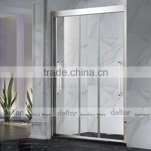 China Suppliers Shower Room Portable Cabins for Sale Shower Enclosure Cubicle 3 Doors Sliding Shower Door thumbnail-2