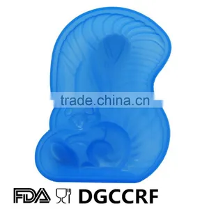 Lovely Animal Squirrel Silicone Cake Mould With Food Grade thumbnail-1