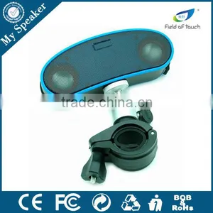 Electrical Bicycle Parts IP64 Waterproof Bluetooth Speaker With LED Lamp FM thumbnail-6