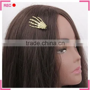 Large Metal Hair Clip for Party, Skull Shaped Made in China Hair Clips thumbnail-4