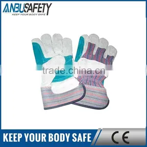 Industrial Labor Protection Low Price Working Leather Gloves Fully Palm thumbnail-1