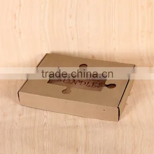 Custom Folding Kraft Paper Box For Packaging Food With No Glue thumbnail-3