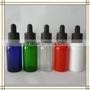 European Round Plastic Dropper 30ml e Cig China e Liquid Bottle Dropper Bottle With Glass Pipette thumbnail-1