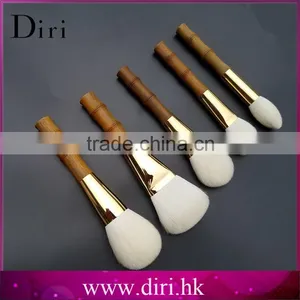 New Design 5pcs Wooden Handle Professional Bamboo Makeup Brushes thumbnail-1