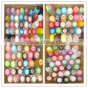 100US$ 2000Pcs Free Shipping COLORIZED SAMPLE ORDER,80 PATTERNS,25Pcs FOR EACH Paper Cupcake Liners Muffin Cases Baking Cups thumbnail-1