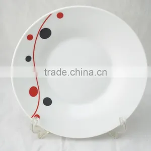 Factory Direct, 8inch Round Ceramic Plate, Porcelain Flat Plate for Lebanon thumbnail-5