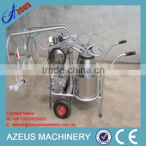 Dairy With Transparent Milk Bucket Vacuum Pump Portable Camel Milking Machine thumbnail-1