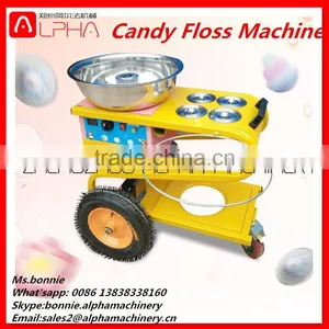 Automatic Artificial Flowers Cotton Candy Floss Machine for Sale thumbnail-1