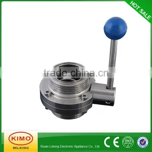 Useful Ventilating Butterfly Valve,Milk Valve thumbnail-1