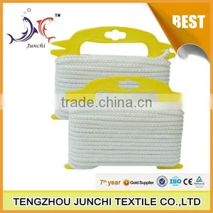 Junchi 8mm Customized 100% Polypropylene Hollow Braided Rope thumbnail-1