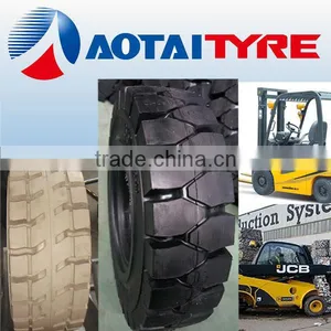 High Quality Resilient Polyurethane Bobcat Linde 12.00-16 Forklift With Solid Tyre thumbnail-1